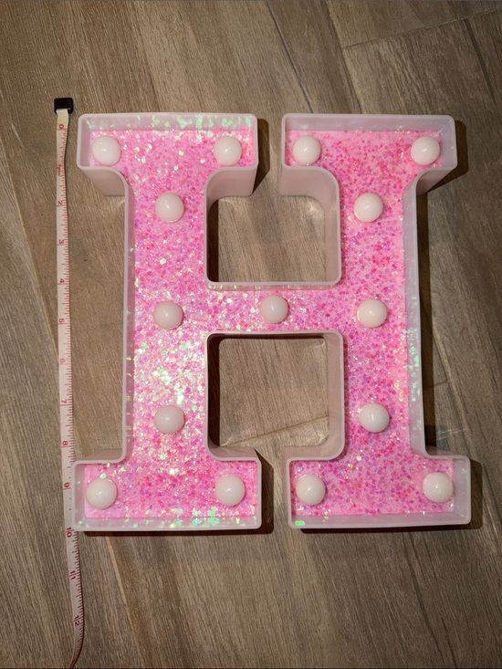 Other - White Marquee Letter H LED Accent Light